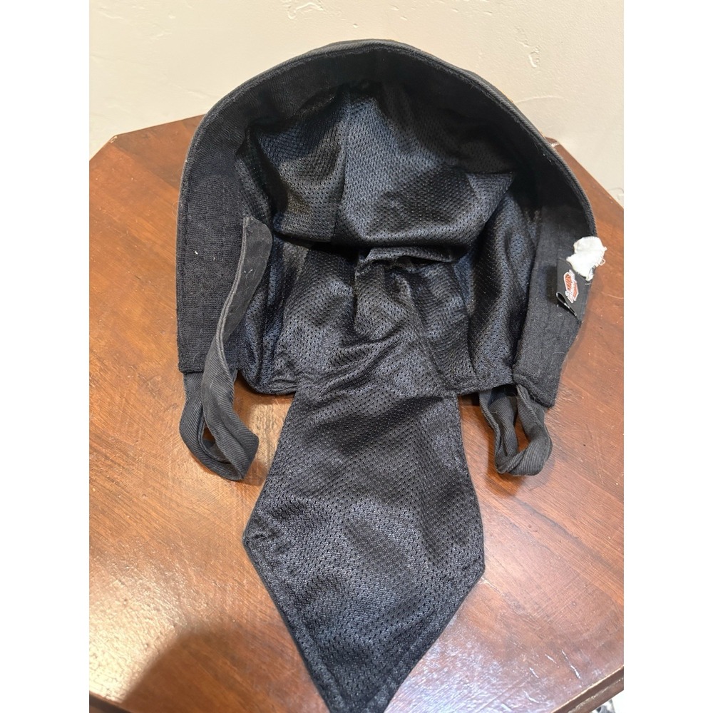 Harley Davidson Flame Doo Rag Biker Head Wrap Cap Mesh Lining Embroidered Logo - Picture 5 of 5